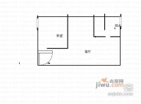 松园南小区1室1厅1卫户型图