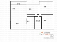 松园南小区3室1厅1卫98㎡户型图