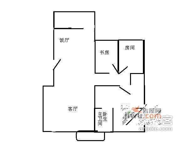 嘉隆星苑2室2廳1衛戶型圖_深圳嘉隆星苑2室2廳1衛戶型圖 - 吉屋網