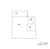 骏皇嘉园1室0厅1卫32㎡户型图