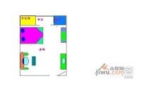 缔馨园1室0厅1卫户型图