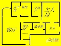 美荔园4室2厅2卫户型图