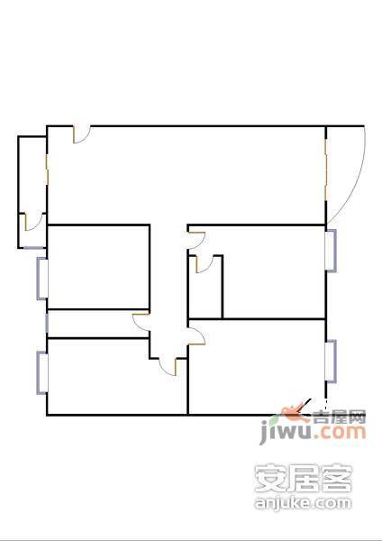 世界花园海华居5室3厅3卫297㎡户型图