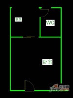 中兴之家1室0厅1卫40㎡户型图