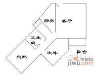 庐山花园3室2厅1卫105㎡户型图