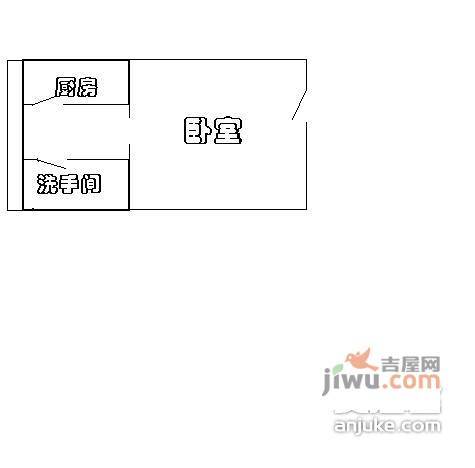 风格名苑1室0厅1卫80㎡户型图