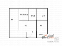 宝民花园3室1厅1卫88㎡户型图