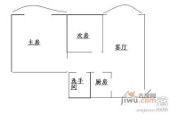 黄埔雅苑翠悠园2室1厅1卫78㎡户型图