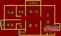 祥云天都世纪4室2厅2卫156㎡户型图