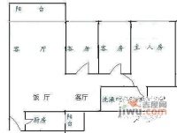 祥云天都世纪3室2厅2卫户型图