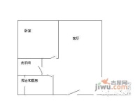 星座传奇1室1厅1卫49㎡户型图