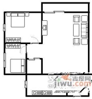 永利嘉园2室2厅1卫86㎡户型图