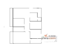 盛龙花园2室1厅1卫60㎡户型图