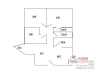 福星花园3室2厅2卫102㎡户型图