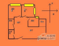 福星花园3室2厅1卫105㎡户型图