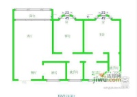 东方新地3室2厅2卫户型图