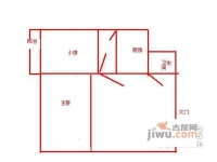 南光城市花园2室1厅1卫51㎡户型图