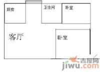 龙泉花园3室1厅1卫89㎡户型图