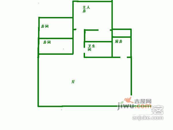 中信海滨花园3室2厅1卫115㎡户型图