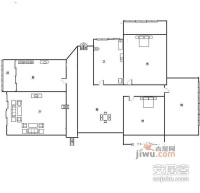 山水情家园5室3厅3卫户型图