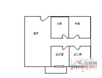 华茂欣园3室2厅1卫130㎡户型图