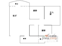 仙桐御景3室2厅2卫97㎡户型图