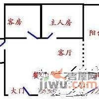 仙湖枫景家园2室1厅1卫74㎡户型图