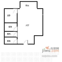 仙湖枫景家园2室2厅1卫74㎡户型图