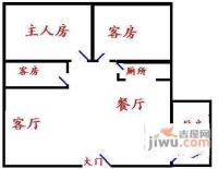 仙湖枫景家园3室2厅1卫89㎡户型图