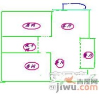 阳光带海滨城彩虹之岸2室2厅1卫户型图