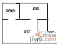 友邻公寓2室2厅1卫62㎡户型图