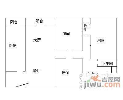 日出印象花园4室2厅2卫113㎡户型图