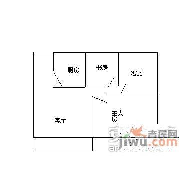 景发花园3室2厅2卫103㎡户型图