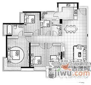 太子山庄5室2厅2卫户型图