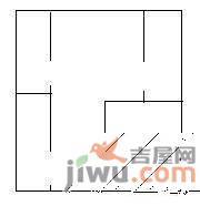 泊林花园3室1厅1卫户型图