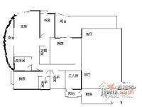 鸿翔花园4室2厅3卫192㎡户型图