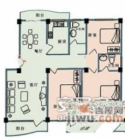 泓瀚苑4室2厅2卫120㎡户型图