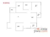 龙威豪庭一期3室2厅2卫108㎡户型图