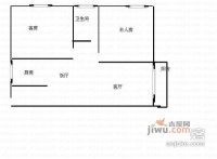 半岛明苑2室1厅1卫66㎡户型图
