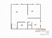 建兴楼2室1厅1卫62㎡户型图