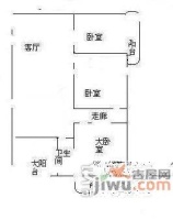 金域豪庭3室1厅1卫77㎡户型图