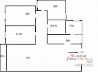 百仕达花园五期3室2厅1卫121㎡户型图