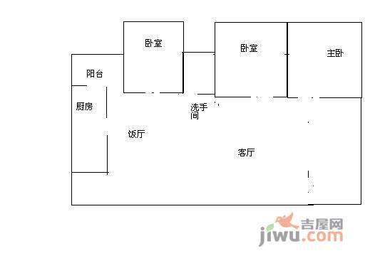 彩世界家园4室2厅2卫户型图