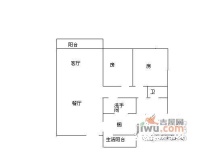 绿景花园3室2厅2卫116㎡户型图