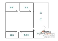 宝安73区住宅楼3室2厅1卫94㎡户型图