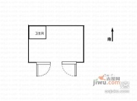 龙城华府1室1厅1卫53㎡户型图