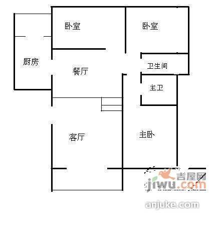 东方明珠城4室2厅2卫142㎡户型图