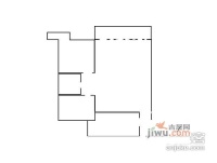 信义假日名城四期2室1厅1卫65㎡户型图