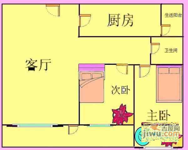 阳光新境园3室2厅2卫户型图