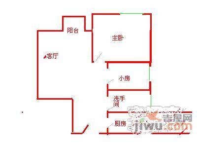 滨海之窗3室2厅1卫109㎡户型图